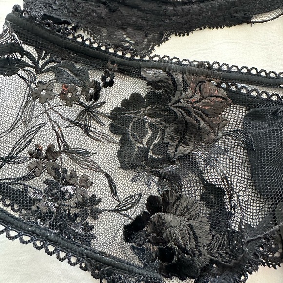 Honey Birdette Whitney Black 4 pc Set NWT - Picture 3 of 11